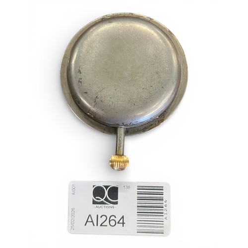 107 - 8-Day Pocket Watch with Enamel Dial (For Repair)