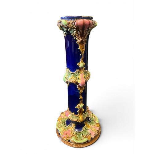 165 - Majolica Jardinière Stand - 71 cm x 31 cm