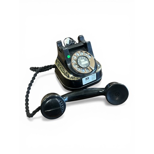 175 - Vintage French Metal Landline Telephone
