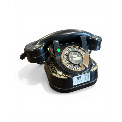 175 - Vintage French Metal Landline Telephone