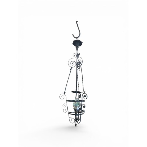 177 - Cast Iron Electric Light - 95 cm x 30 cm