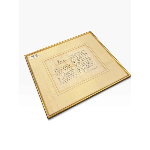 An important and highly collectible nineteenth-century royal manuscript ...