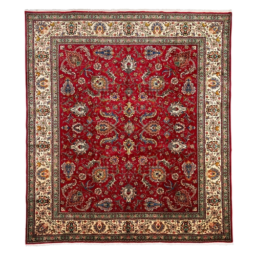 262 - A Tabriz carpet, Central Persia, circa 1940  345cm x 305cm   ... 