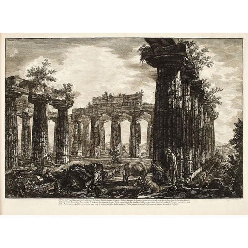 62 - A volume of etchings, the majority by Giovanni Battista Piranesi (1720-1778). Oblong 1o, 19th centur... 