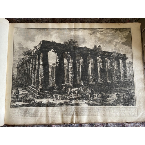 62 - A volume of etchings, the majority by Giovanni Battista Piranesi (1720-1778). Oblong 1o, 19th centur... 