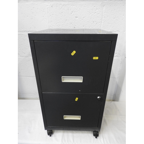 259 - Two drawer metal filing cabinet