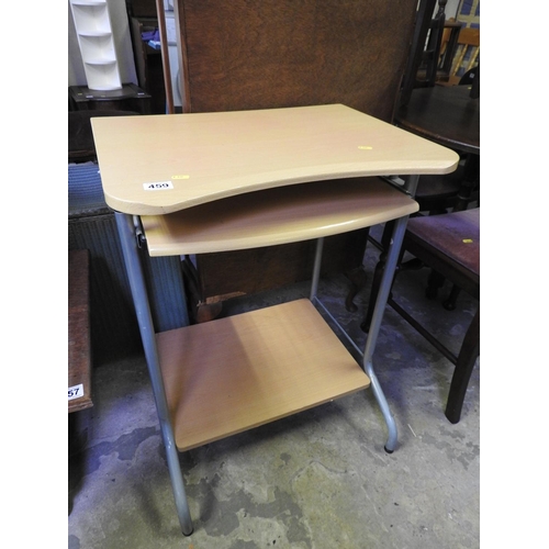 459 - Modern lightwood desk