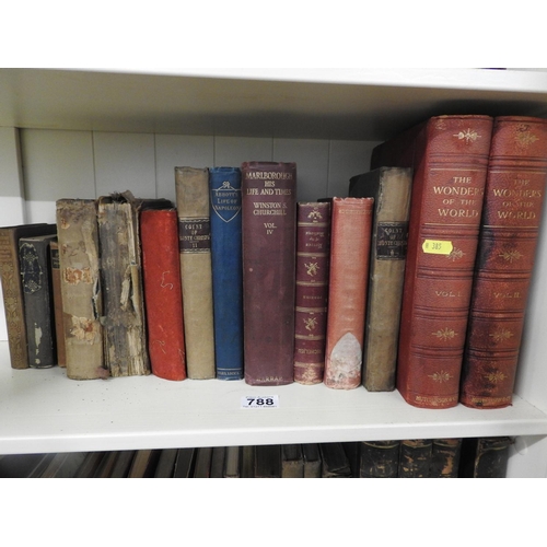 788 - Shelf of old books