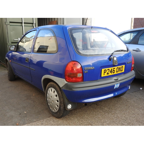 10B - Vauxhall Corsa 1.4 petrol MOT 4th March 2017  P246 ONO