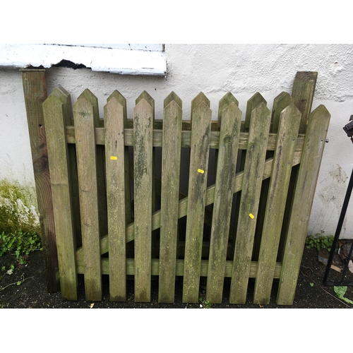 71B - Pair of wooden garden gates