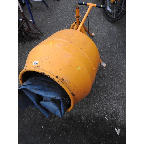 154 - Master Mix MC130 electric cement mixer with stand