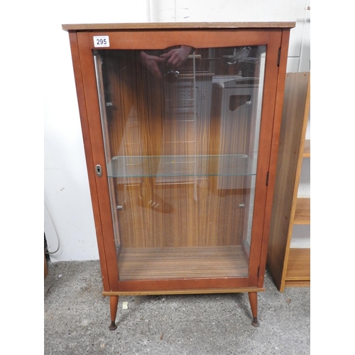 295 - Glazed display cabinet