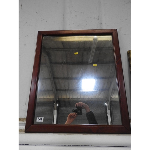 349 - Framed mirror