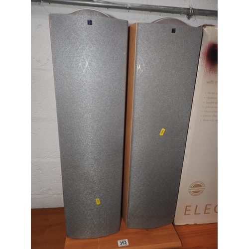 351 - Pair of Kef Q Series loudspeakers