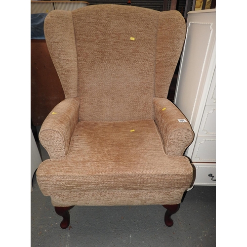 391 - Wingback armchair