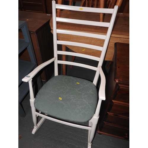 420 - Painted rocking chair