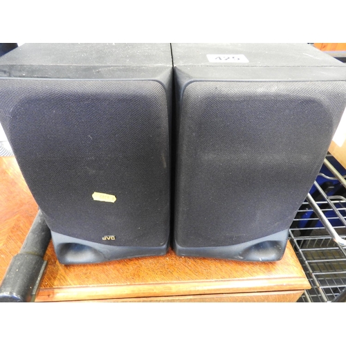 425 - Pair of JVC loudspeakers