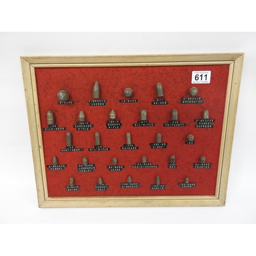 611 - Framed bullet tips