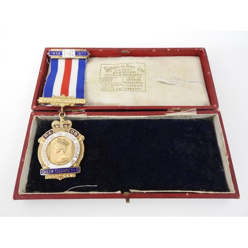 755 - Silver gilt and enamel RAOB medal