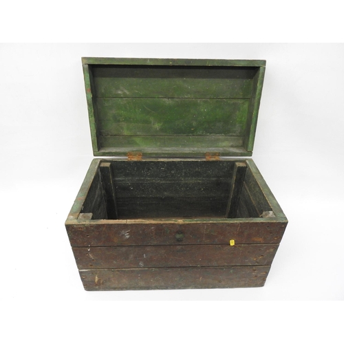 758 - Old Pine box - 24x 13x 15