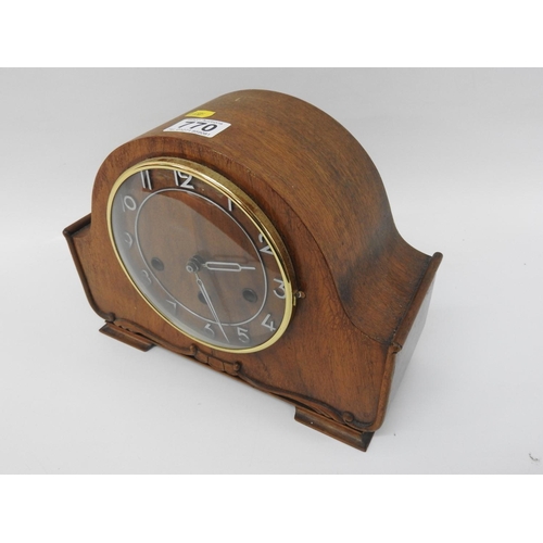 770 - Oak mantle clock