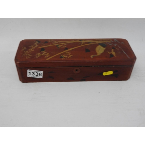 1336 - Painted oriental glove box