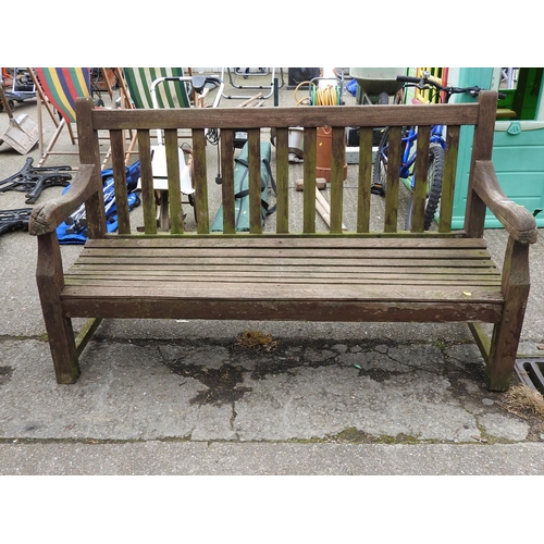 134 - Wooden garden bench