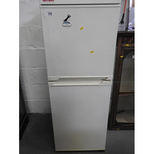 356 - Upright fridge freezer