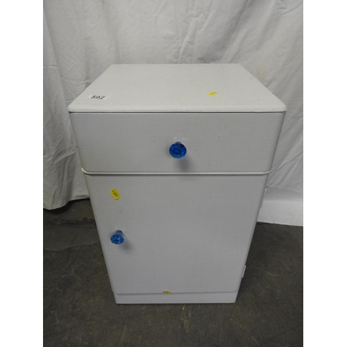 592 - Painted bedside cabinet