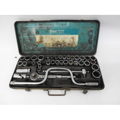 636 - Cased socket set