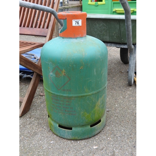 76 - Patio gas cylinder