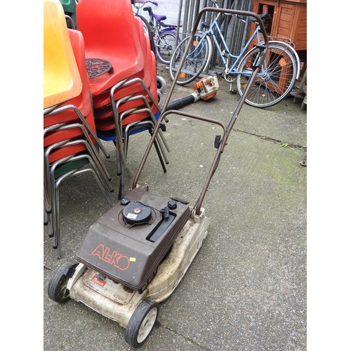82 - Alko petrol engined lawn mower