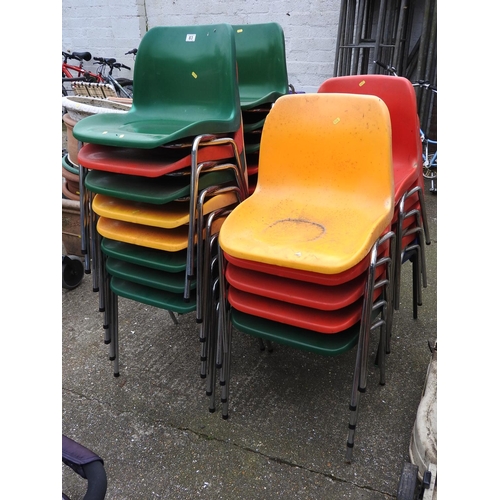 83 - Quantity of stacking chairs