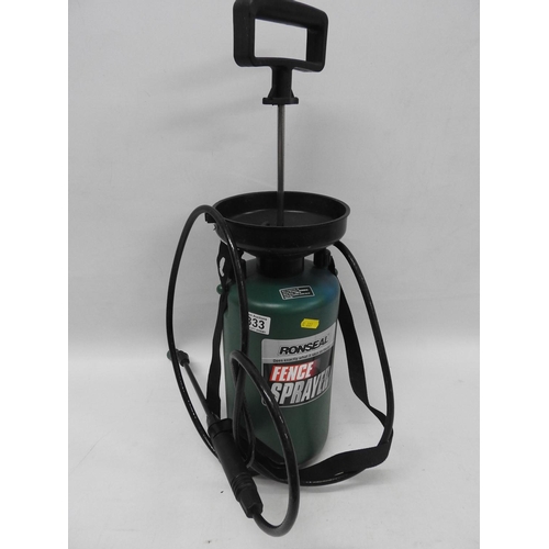 833 - Ronseal fence sprayer