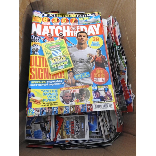 967 - Match of the Day magazines and trading cards