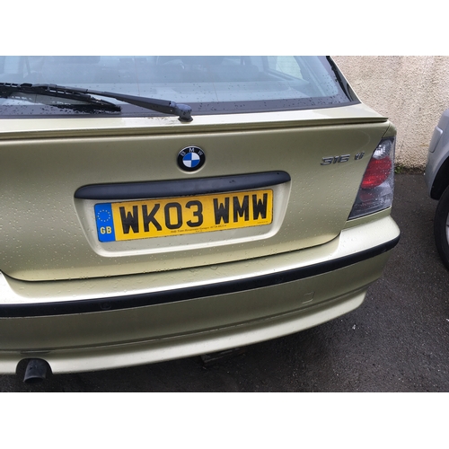 10G - BMW 316ti Compact WK03 WMW, 85983 Miles, MOT Expiry 9th March 2018. Direct part exchange.