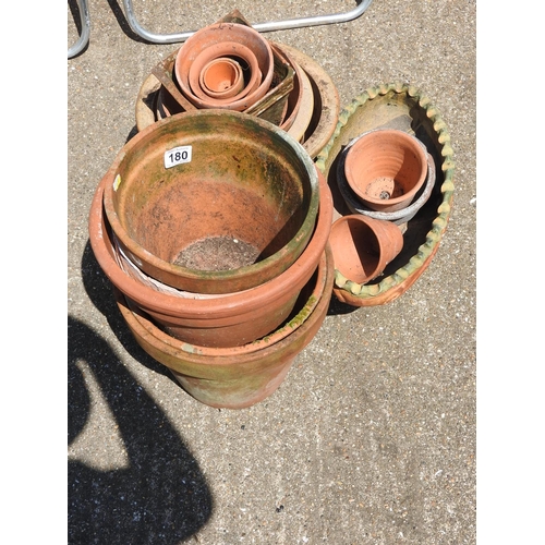 180 - Terracotta planters