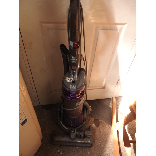 341 - Dyson DC25 upright vacuum - seen working