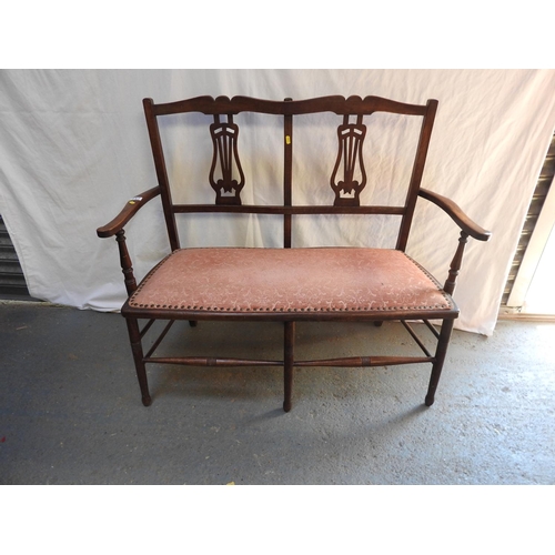 247 - Edwardian salon settee