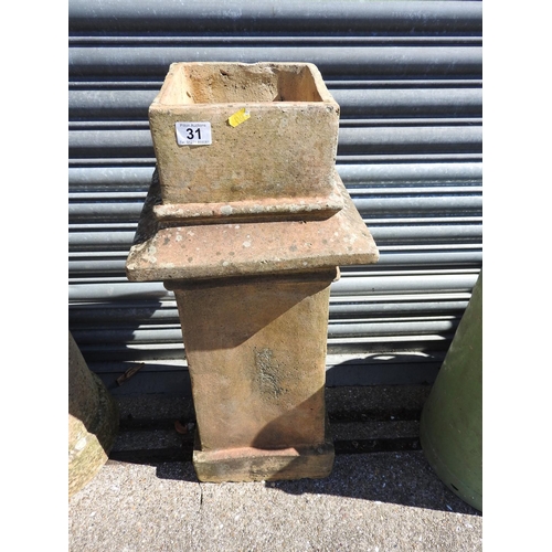 31 - Square chimney pot - 33