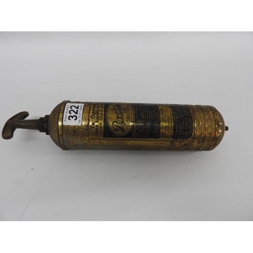 322 - Vintage Pyrene fire extinguisher