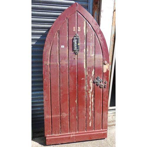 33 - Old arch top door - 37x76