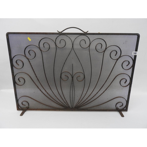 340 - Wrought Iron spark guard