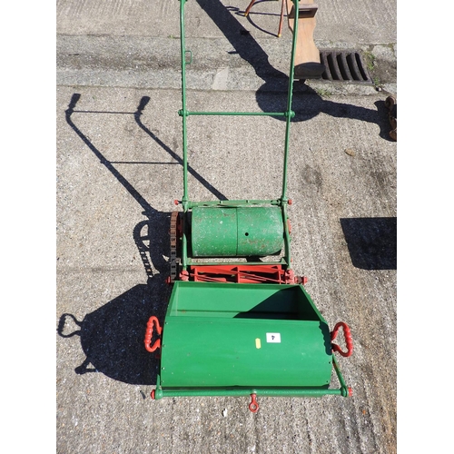 4 - Vintage Greens patent push cylinder mower