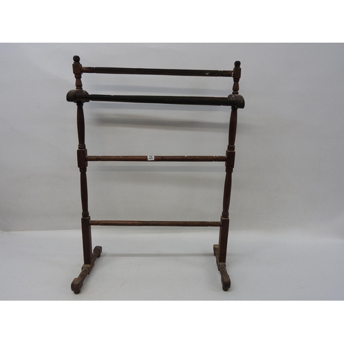 405 - Victorian Beech towel rail