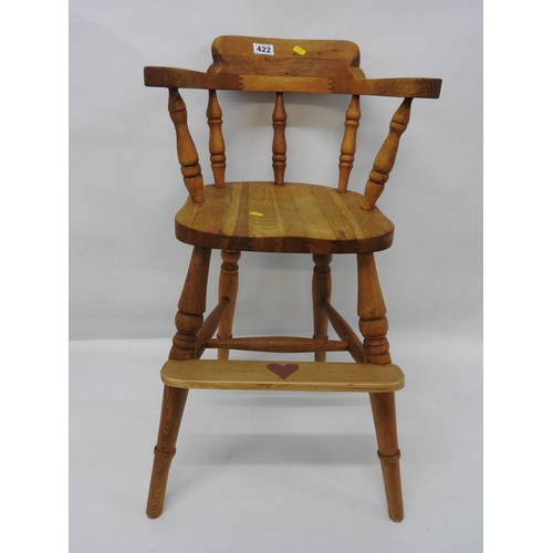 422 - Beech highchair