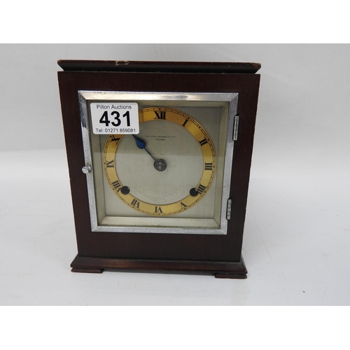 431 - Mantle clock Sir John Bennett Ltd