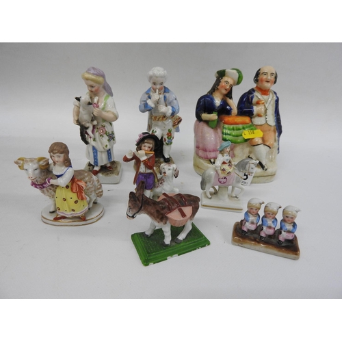 448 - Victorian and later figurine ornaments