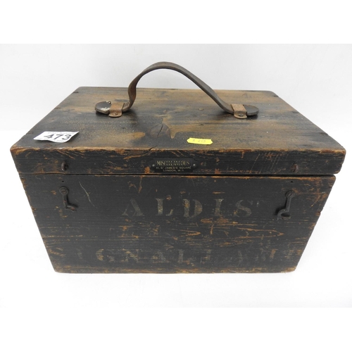 473 - Old wooden box