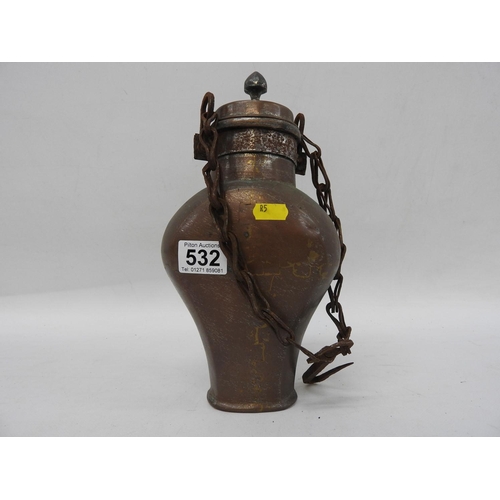 532 - Eastern coppered flagon